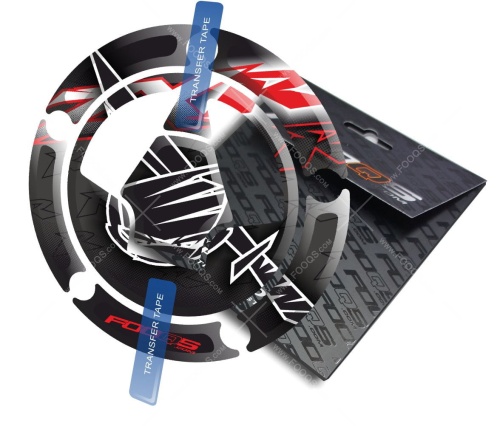 Cappad Kawasaki ZX 6R 7R 10R T1 black red sticker