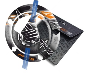 Adhesivo depósito combustible Kawasaki ZX-6R ZX-7R ZX ZX-10R Plata Naranja