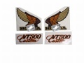 Honda VT 500 Custom 1983 1985 black fooqs naklejki motodecals stickers aftermarket αυτοκολλητα μοτοσικλέταc