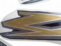 Kawasaki Zx 12r 2002 2005 black gold fooqs naklejki motor stickers oem parts nalepke za motorna kolesa