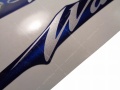 Yamaha XV 1700 Warrior 2002 2004 blue fooqs naklejki motor sticker adhesivos moto
