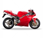 Ducati 748 1995-1998 červeno nalepky