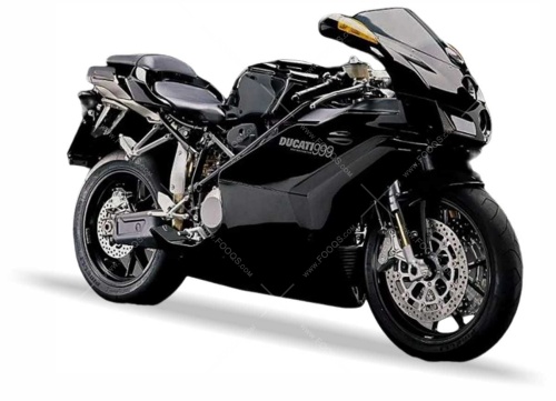 Ducati 999 2003 2008 black fooqs motorcycle decals aufkleber