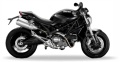 Ducati Monster 696 2008 2010 black fooqs motorcycle decals aufkleber