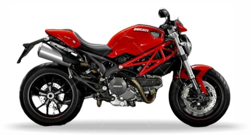 Ducati Monster 696 2008 2010 red fooqs motorcycle decals aufkleber