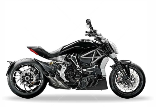 Ducati X Diavel S 2016 black fooqs naklejka motorstickers motodecals aufkleber autocollant