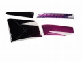 Honda cbr 1000 f 1994 purple RP138B fooqs naklejki moto sticker αυτοκολλητα μοτοσικλέτας decal