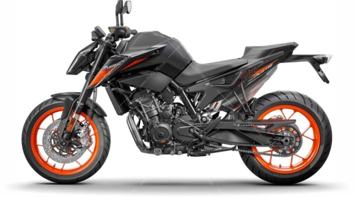 Ktm duke 790 2020 black fooqs naklejki motodecals autocolante pentru motociclete motorfiets