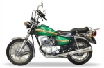Honda CM 185 1979 grün Aufkleber