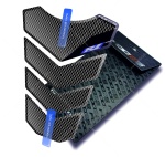 Adhesivo para tanque Tankpad TOE1 Yamaha R1 2002-2003 azul