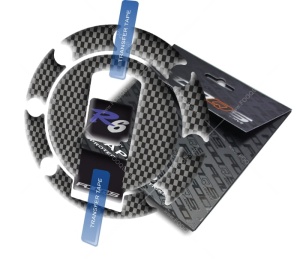 Naklejka na wlew paliwa CPOE1 Yamaha R6 1998-2001 blue