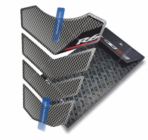 Tankpad Yamaha R6 2004 2016 red fooqs naklejki 3d stickers tankschutz paraserbatoio aufkleber adesivi
