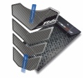 Tankpad Yamaha R6 2004 2016 silver fooqs naklejki 3d stickers tankschutz paraserbatoio aufkleber adesivi