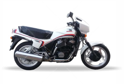 Honda Vt 500 E 1984 white fooqs motorstickers aufkleber oem autocollants adesivi naklejki nalepky adhesivos nálepky