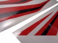 Yamaha TZR 50 2003 2004 red fooqs naklejki motor stickers parts adesivos de moto oem original