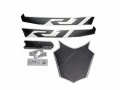 Yamaha Yzf R1 2018 blue fooqs naklejki motor sticker nálepky na motorku oem original