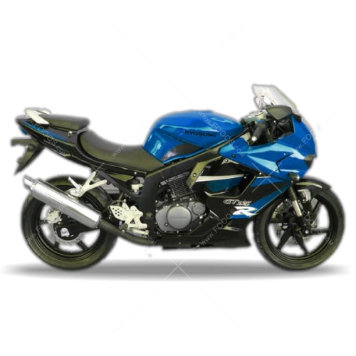 Hyosung GT 125 R 2012 black white fooqs naklejki moto sticker налепнице за мотоцикле oem original
