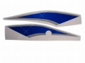 Suzuki Gsx 1400 2004 blue white fooqs naklejki motostickers decals replica mótorhjóllímiðar oem original