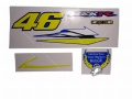 Yamaha aerox 50 2005 blue rossi fooqs naklejki moto sticker tal mutur oem original aufkleber