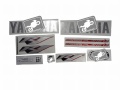 Yamaha YZF R1 2009 US black fooqs naklejki motor sticker motorkerékpár matricák oem original aufkleber