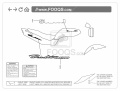 Suzuki Bandit 1200 n 1995 2000 fooqs naklejki motostickers decals replica motorcykel stickers oem original
