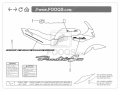 Suzuki Bandit 600 s 1995 1999 fooqs naklejki motostickers decals replica motorcykel stickers oem original