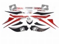 Honda Cbr 600 rr 2008 red fooqs naklejki motodecals motosiklet çıkartmalar oem original