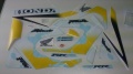 Honda CBR 929 RR 2001 yellow blue fooqs motorcycle stickers