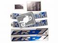 Kawasaki ZR 7 1999 2003 blue fooqs naklejki motor sticker nálepky na motorku oem original
