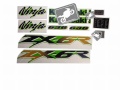 Kawasaki Zx 6r 2003 green fooqs naklejki moto sticker tal mutur oem original