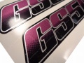 Suzuki GS 500 E 1996 black fooqs naklejki motodecals autocolante pentru motociclete oem original