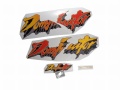 Honda nx 650 dominator 1992 black fooqs naklejki motor sticker motorfiets adesivo