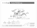 Honda CB 500 F 2019 2020 fooqs naklejki motor stickers parts moottoripyöröiden tarrat oem original