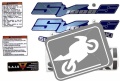 Suzuki sv 1000 s 2003 blue YC2 fooqs naklejki motostickers aufkleber motodecals