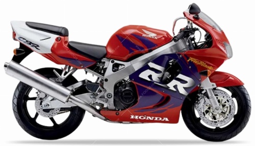 Honda CBR 900 RR 1999 red violet fooqs motorcycle decals aufkleber oem autocollants adesivi naklejki nalepky adhesivos nálepky