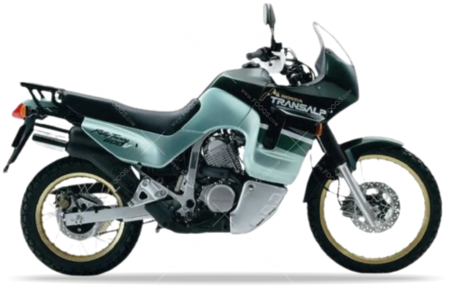 Honda XL 600 V Transalp 1992 green fooqs motorcycle decals aufkleber oem autocollants adesivi naklejki nalepky adhesivos nálepky