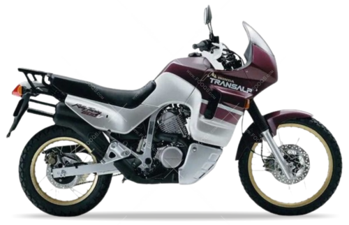 Honda XL 600 V Transalp 1993 burgundy fooqs motorcycle decals aufkleber oem autocollants adesivi naklejki nalepky adhesivos nálepky