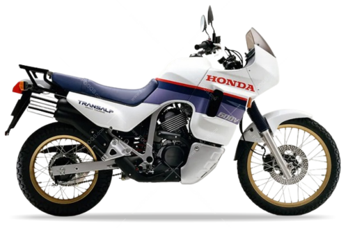 Honda XL 600 V Transalp 1987 1988 white blue NH193 fooqs motorcycle decals aufkleber oem autocollants adesivi naklejki nalepky adhesivos nalepky 1
