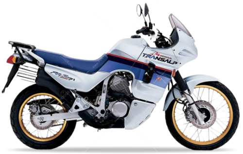 Honda XL 600 V Transalp Anniversary 1999 silver blue fooqs naklejki motor stickers parts oem original shop paint 1