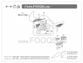 Honda XL 600 V Transalp 1994 1996 grey fooqs naklejki motor sticker adhesivos moto oem autocollants adesivi naklejki nalepky adhesivos nálepky