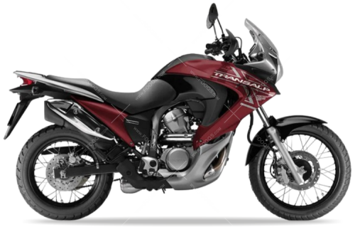 Honda XL 700 V Transalp 2008 2009 2010 2011 red dark fooqs motostickers aufkleber oem naklejki adhesivos nalepky R296