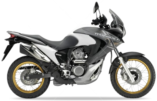 Honda XL 700 V Transalp 2008 2009 2010 2011 grey fooqs stickers aufkleber oem autocollants adesivi naklejki NH312