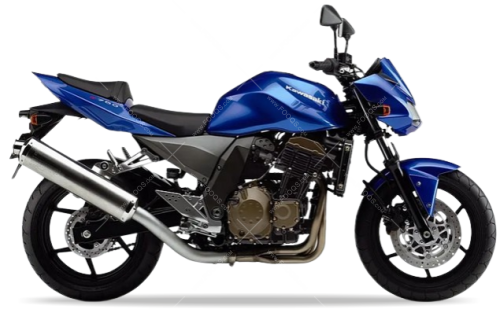 Kawasaki Z 750 2003 2006 blue fooqs motorcycle decals aufkleber oem autocollants adesivi naklejki nalepky adhesivos nálepky oem original