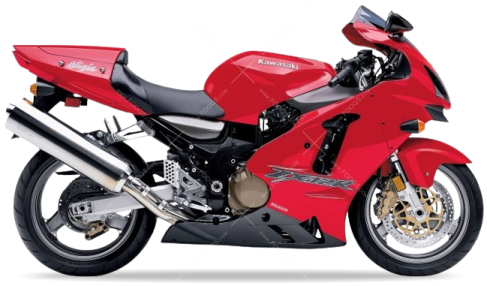 Kawasaki ZX 12R 2002 2003 20042005 red black fooqs motorcycle decals aufkleber oem autocollants adesivi naklejki nalepky adhesivos nálepky oem original