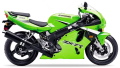 Kawasaki Zx 7r 2003 lime green naklejki fooqs stickers aufkleber decals adesivi oem parts 7F 1
