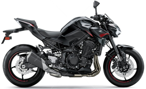 Kawasaki z 900 z900 2020 2021  black naklejki aufkleber adesivi autocollants stickers OEM parts original Fooqs