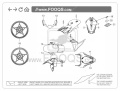 Kawasaki z 900 z900 2023 black graphite naklejki aufkleber adesivi autocollants stickers OEM parts original Fooqs 2