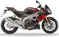 Aprilia Tuono V4 1000 RR 2017 2018 silver black fooqs naklejki moto sticker naljepnice za motocikl