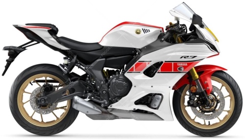 Yamaha Yzf R7 2020 Anniversary white fooqs naklejki moto sticker стикери за мотори