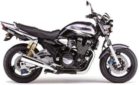 Yamaha XJR 1300 2002 silver fooqs motorcycle decals aufkleber original oem parts shop motorcycle paint 1